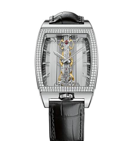 Review Replica Corum Golden Bridge Classic White Gold Diamonds Watch B113/03196 - 113.167.69/0F01 GL10G
